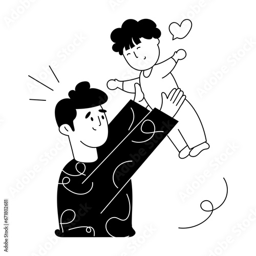 Dad Playing 