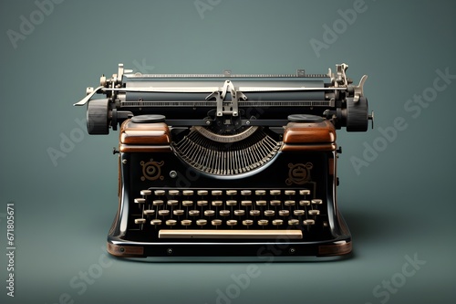A vintage typewriter evoking memories of the past. 