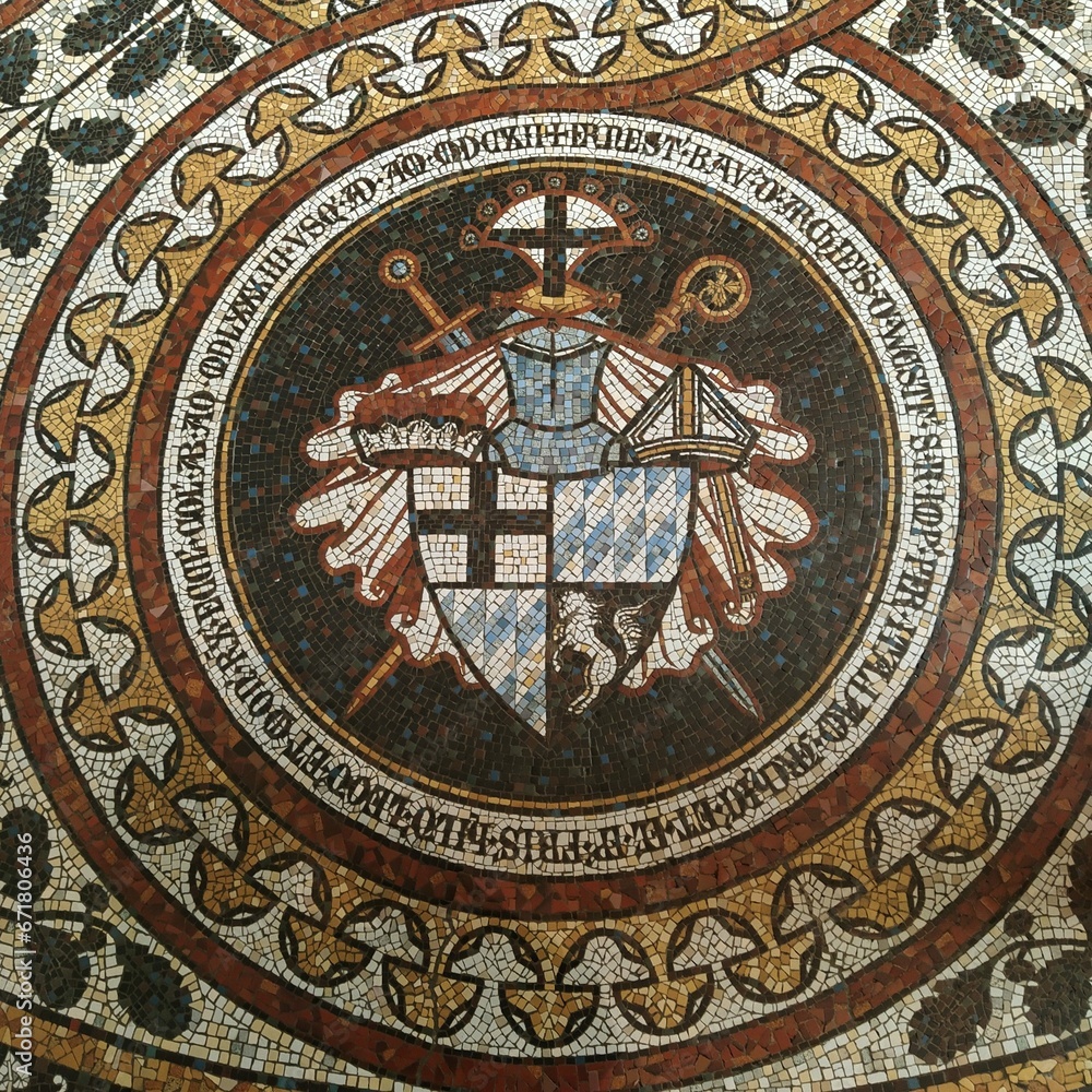 mosaic in the church of the holy sepulchre