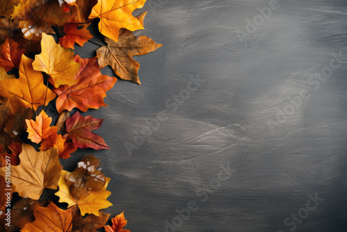 Blank Canvas of Autumn - Vintage Copy Space