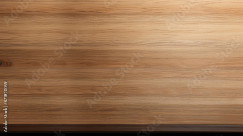 wooden table background. background of barrel shape, free, empty, space. generative ai