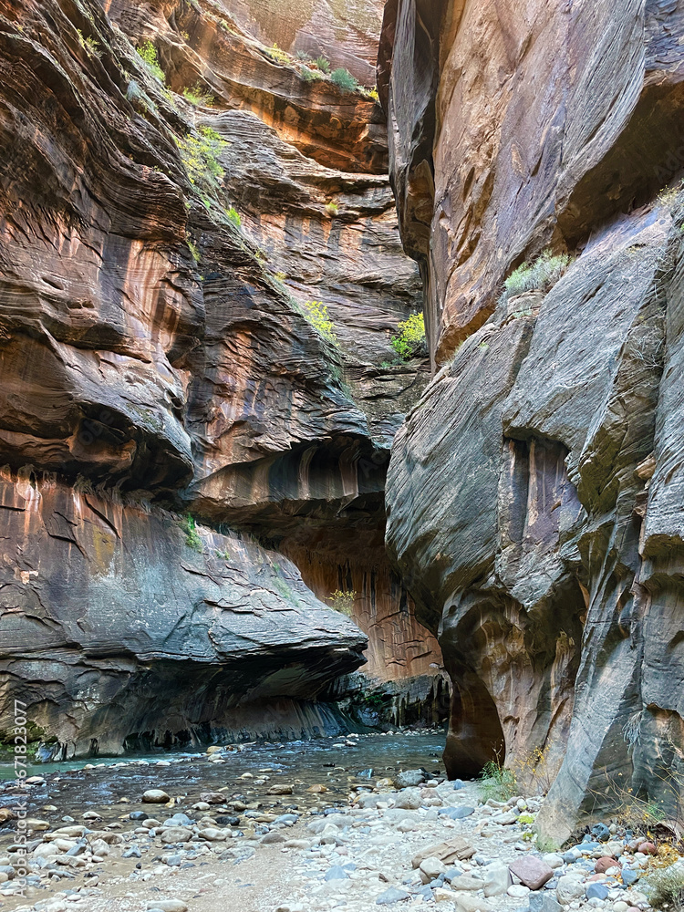 Deep Canyon in Zion National Park, The Narrows
