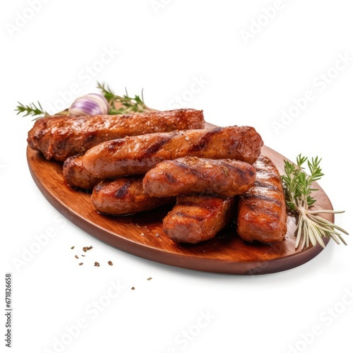 Fried Bavarian Pork Sausage