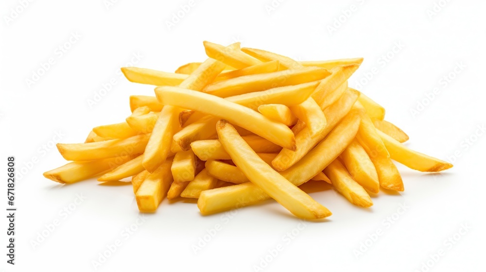 delicious french fries on the table