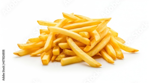 delicious french fries on the table