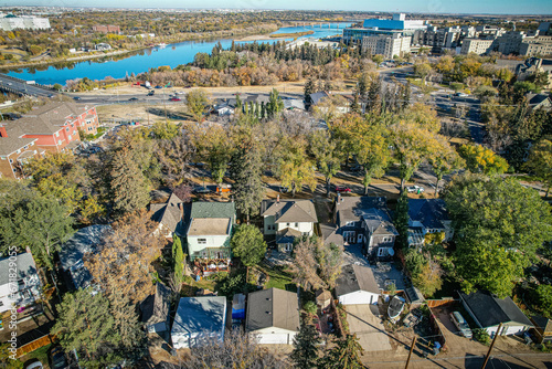 Aerial of the Nutana Neighborhood in Saskatoon © Scott Prokop