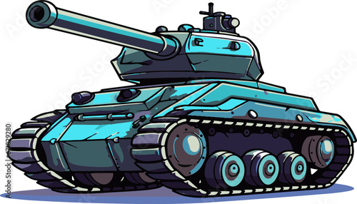 tank cartoon vector