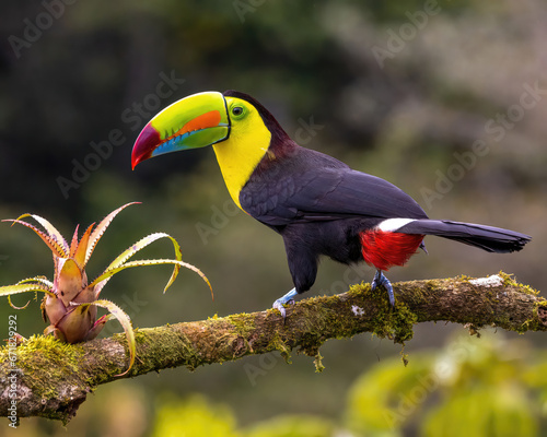 Keel-Billed Toucan on Branch