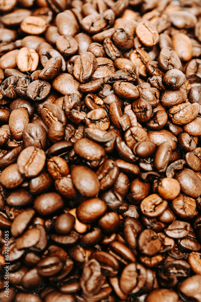 Obraz premium coffee background,texture,coffee beans texture,roesting bean textured