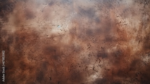 Rough grunge rusty iron texture background, weathered brown wall with abstract patterns, rough texture, and rusty and stained metal.