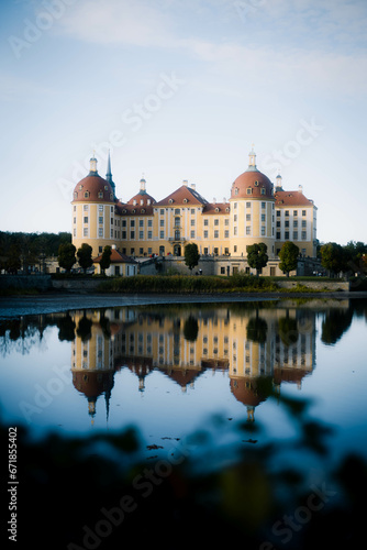 Moritzburg Castle on a sunny day