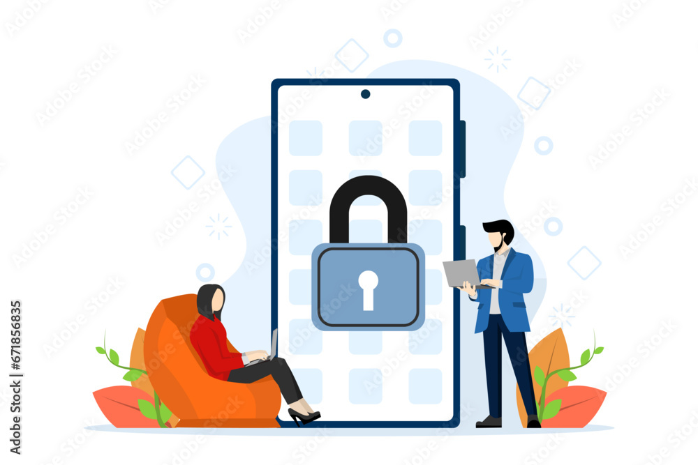 concept of personal data security, online cyber data security, internet security or information privacy. protection support. data security. flat vector illustration on white background. concept of personal data security, online cyber data security, internet security or information privacy. protection support. data security. flat vector illustration on white background.