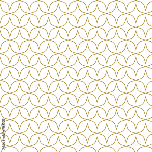 Golden geometric pattern flat simple minimal vector design element