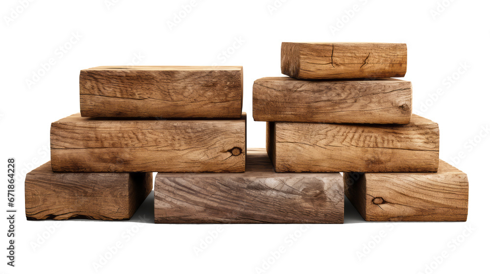 cut wooden boards isolated on background cut wooden boards isolated on background