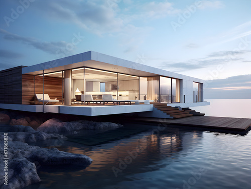 Minimalist House by the sea
