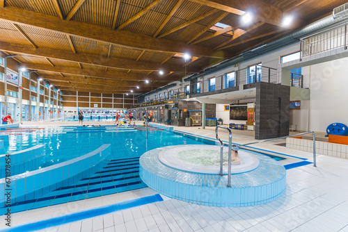 indoor swmming pools with lots of facilities and equipment. High quality photo © PoppyPix