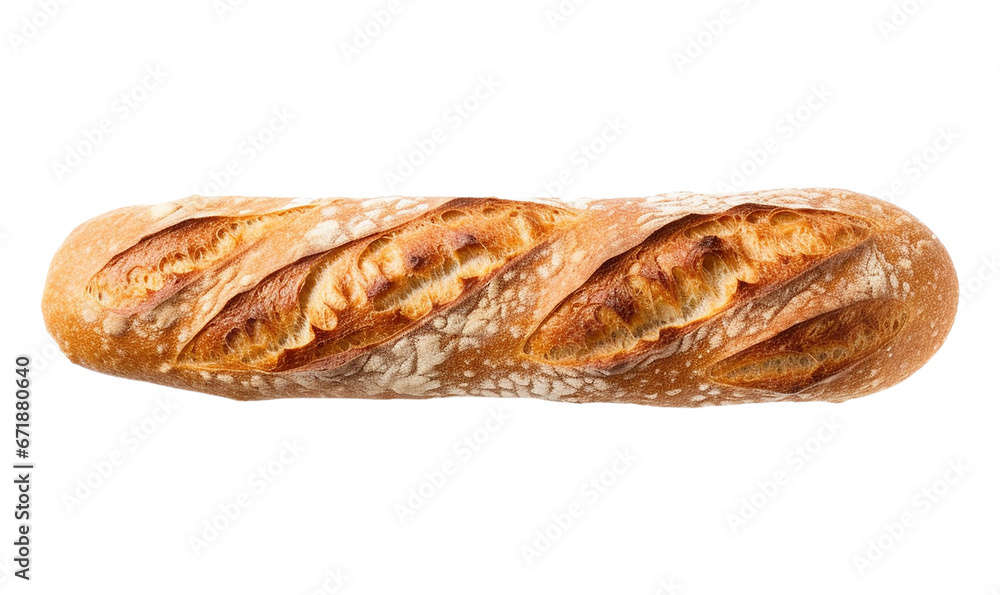A loaf of bread isolated on transparent or white background, png A loaf of bread isolated on transparent or white background, png