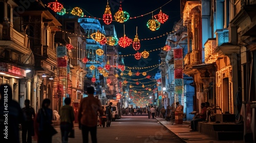 Diwali Street Lights © selentaori