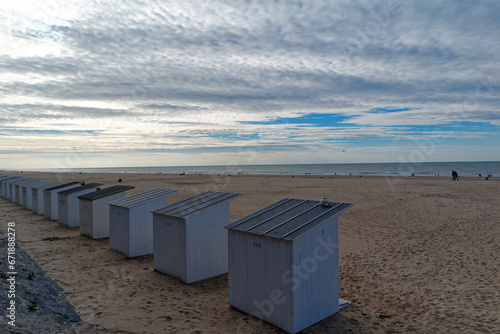 Plaża nad Morzem Północnym, Ostenda.