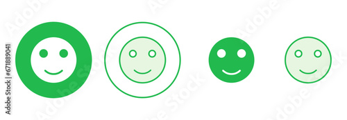 smile icon set. smile emoticon icon. feedback