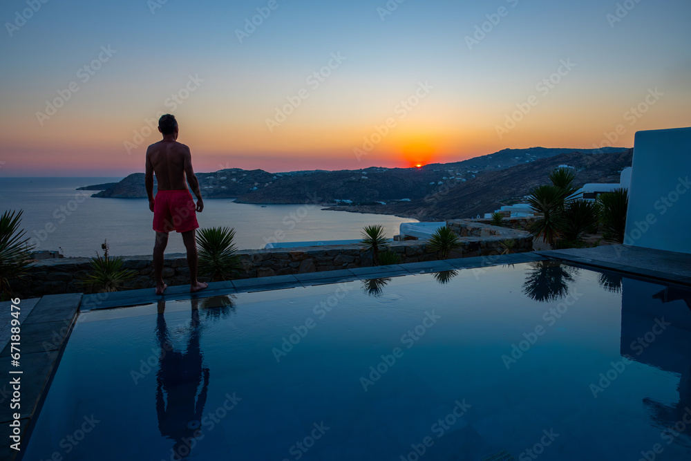 Villa with swimming pool in Mykonos town