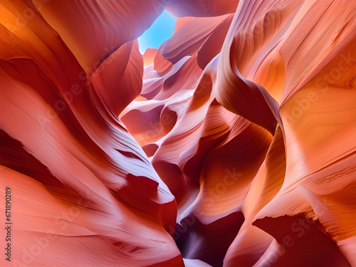 beautiful view of the antelope canyon