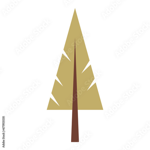 Scandinavian Tree Vector Illustration