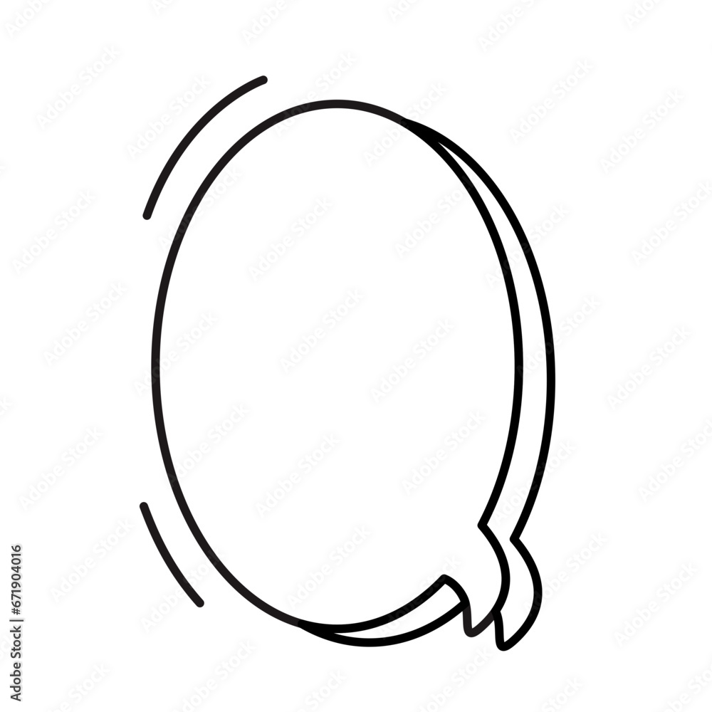 Speech Bubble Lines Vector Illustration Speech Bubble Lines Vector Illustration