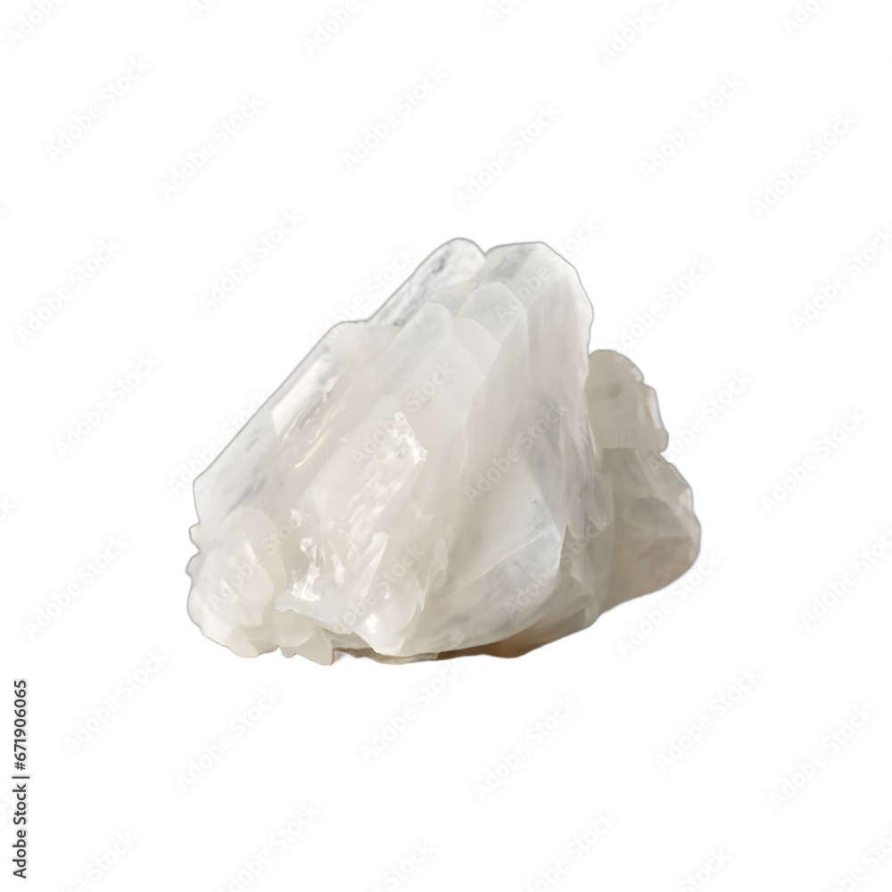 Fototapeta premium Quartz Crystal Illustration Art With a Transparent Background Generative AI.