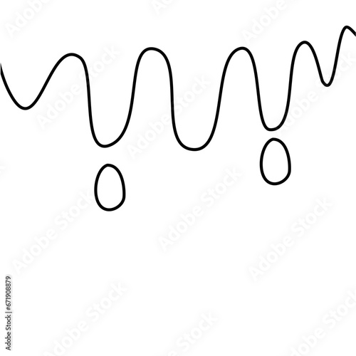 Obraz na płótnie Melted Illustration Lines Vector w salonie