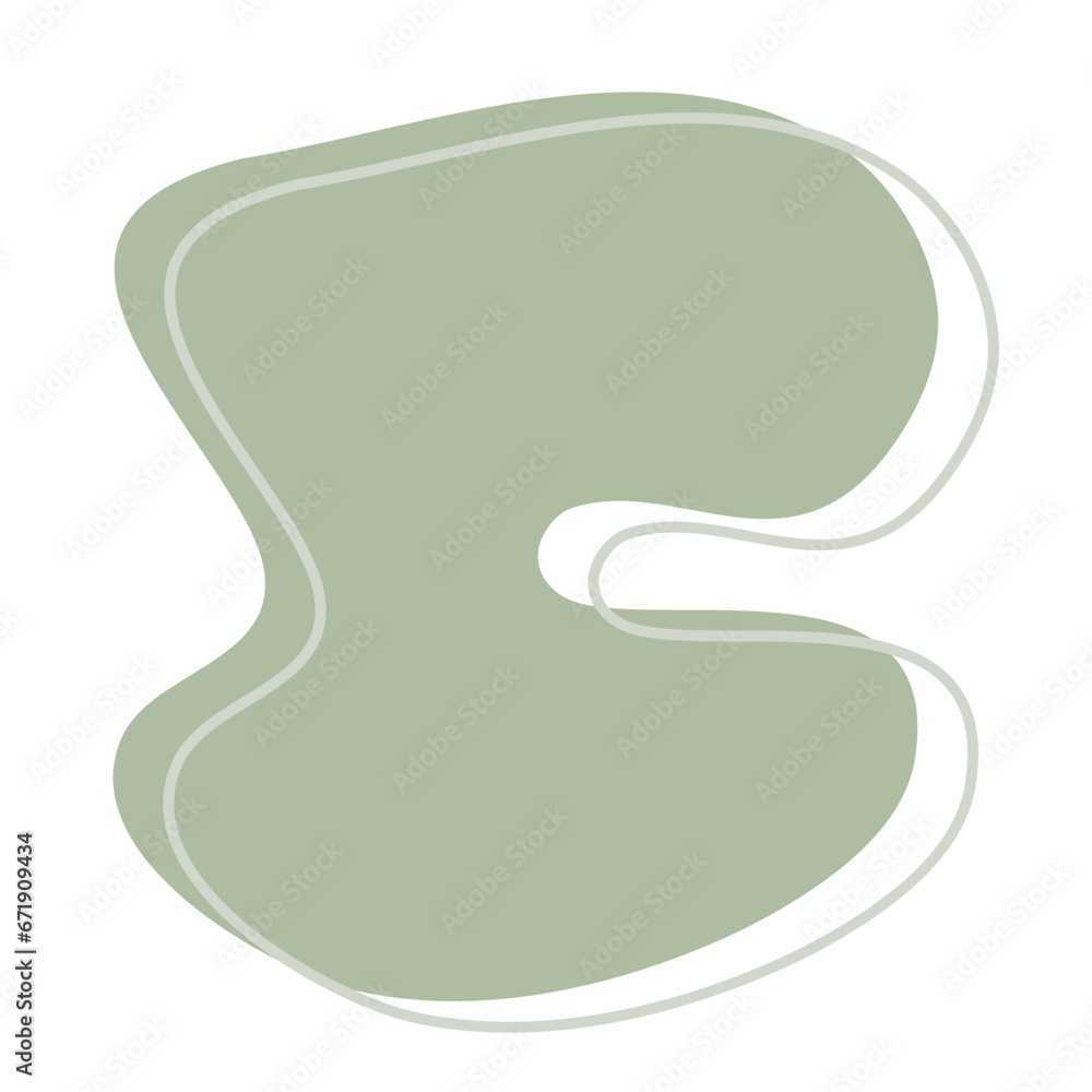 Organic Blob Shape Vector Element Organic Blob Shape Vector Element