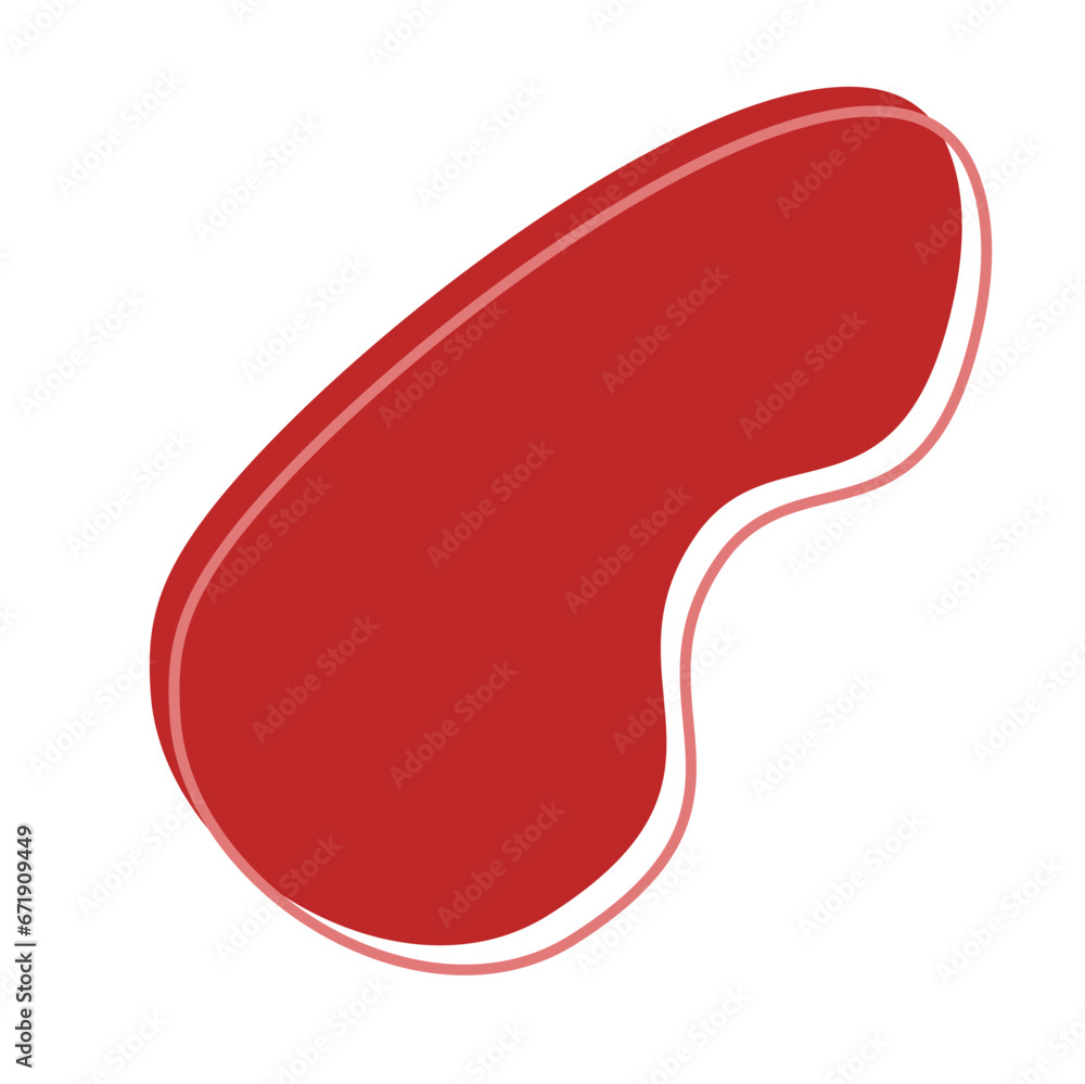 Organic Blob Shape Vector Element Organic Blob Shape Vector Element