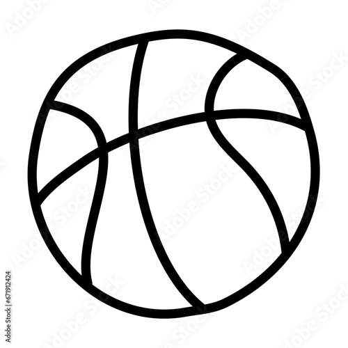 Basket Ball Lines Vector Illustration 