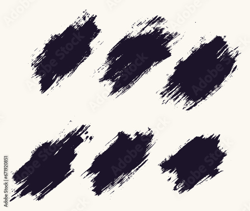 Black ink abstract texture paint background