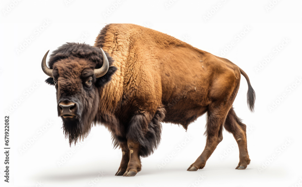 American Bison looking to camera American Bison looking to camera