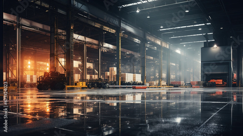 Industrial Warehouse Properties, The Epicenter of Modern Manufacture and Resourceful Innovation Hub Imagery