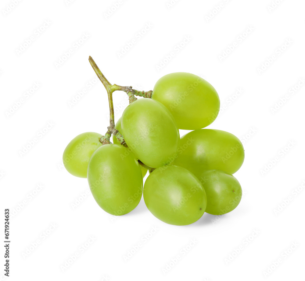 Fresh ripe juicy grapes isolated on white Fresh ripe juicy grapes isolated on white