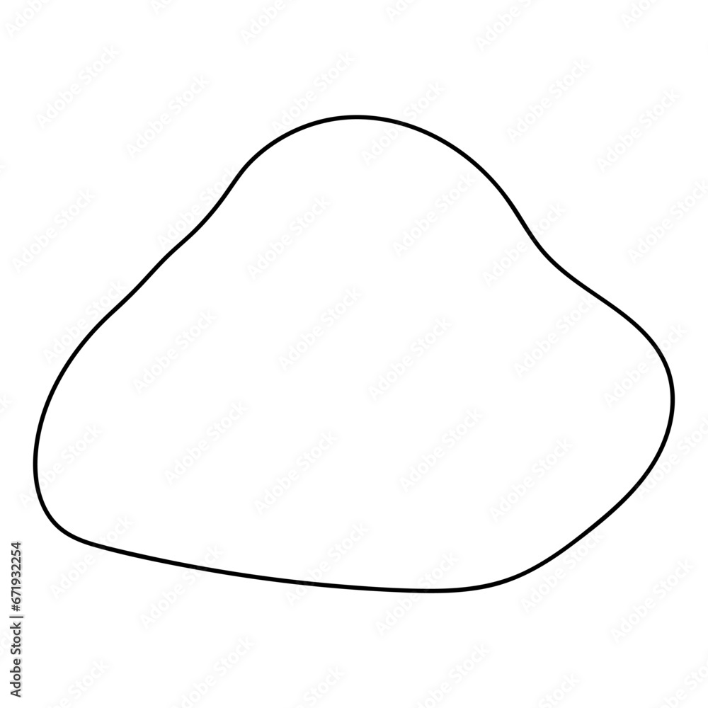 abstract blobs outline for background abstract blobs outline for background