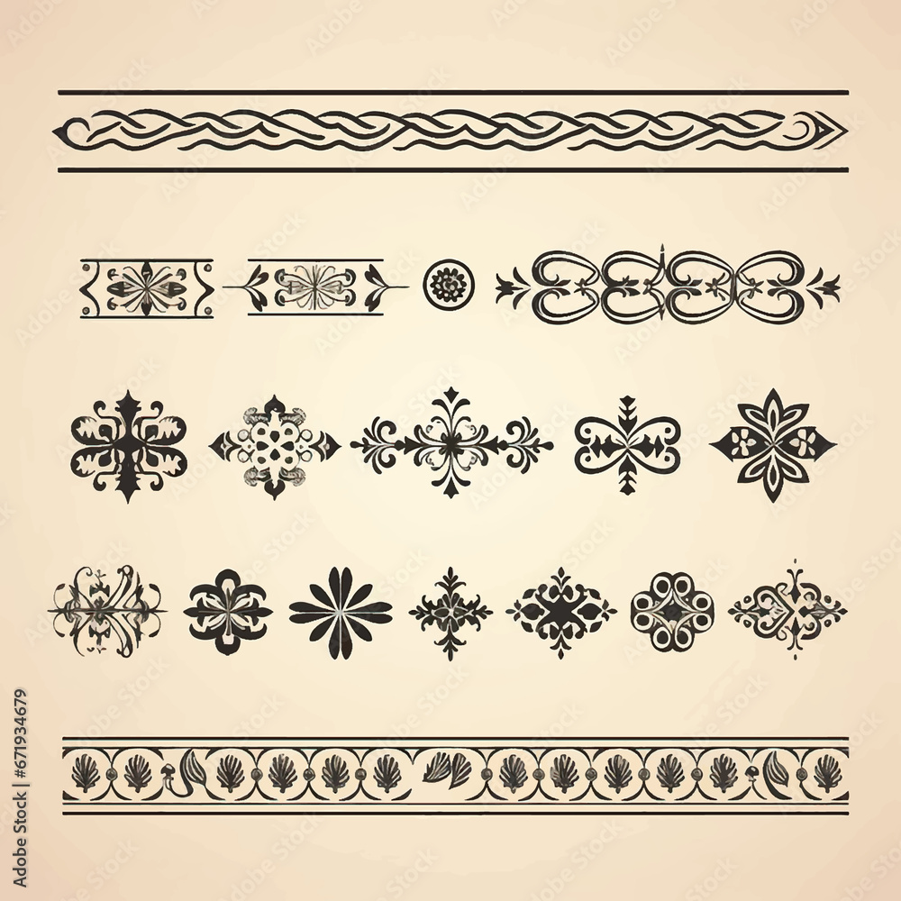 Fototapeta premium nature leaves symbol icon vector flower tree set collection organic logo illustration floral branch