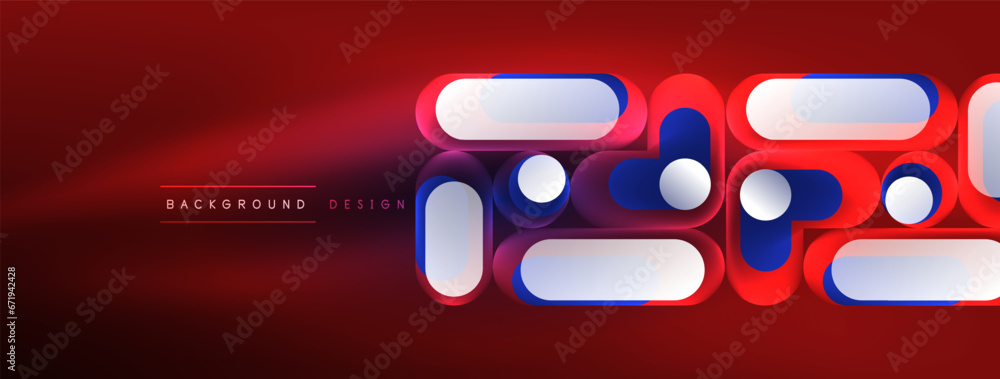 Obraz premium Geometric modern creative abstract design