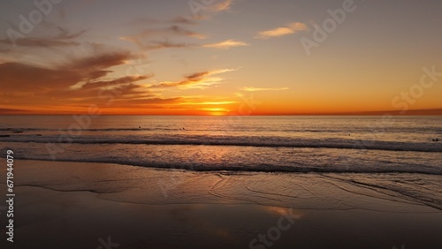 sunset at the beach