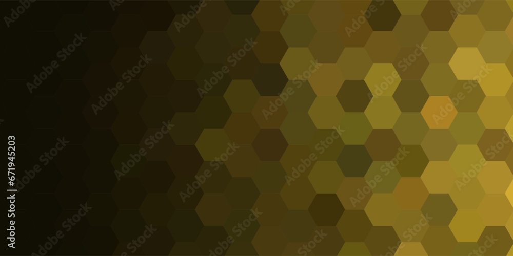 abstract background with dark gold geometric hexagon abstract background with dark gold geometric hexagon