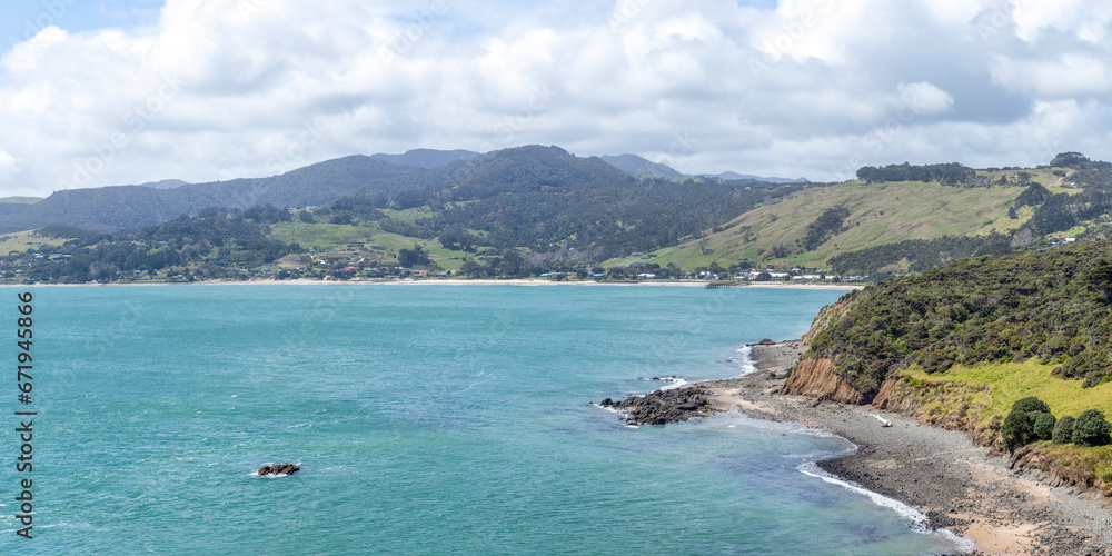 Omapere: Hiking the Signal Station Track with Coastal Vistas of the Harbour and Coastline in Northland, New Zealand