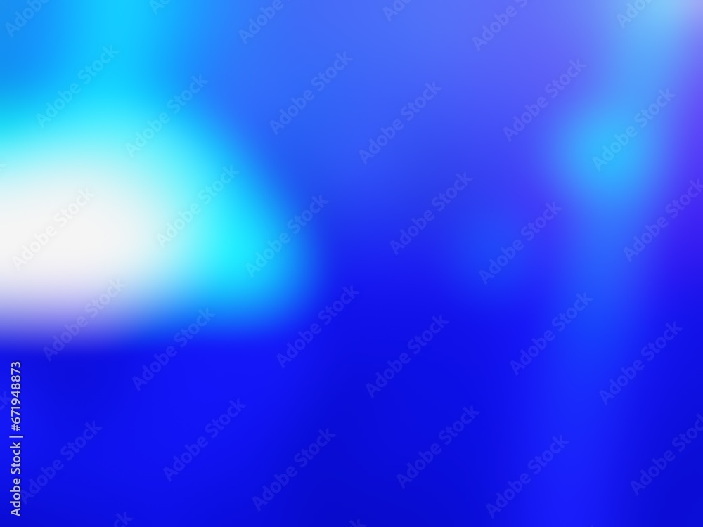 Abstract blurred background image of blue color gradient used as an illustration. Designing posters or advertisements.