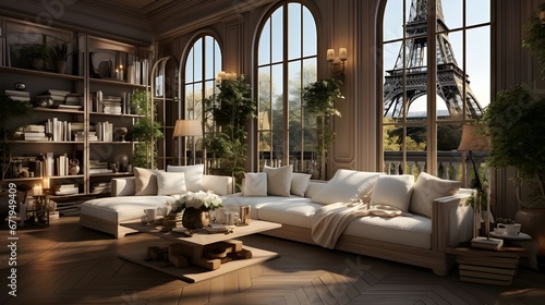 top interior design ideas for your home, in the style of vray tracing, vignettes of paris, light brown and white, photographic weavings, wimmelbilder, realistic images, traditional vietnamese photo