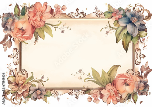 swirl ornamental royal ornate invitation calligraphy menu wedding emblem label filigree border