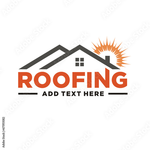 Roof repair and maintenance logo 