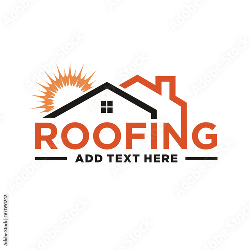 Roof repair and maintenance logo 