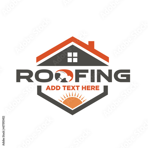 Roof repair and maintenance logo 