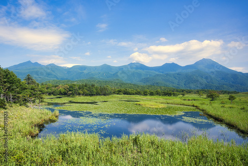 Bild auf Leinwand Shiretoko Five Lake, Hokkaido　世界遺産・知床五湖